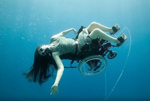 sue austin underwater wheelchair