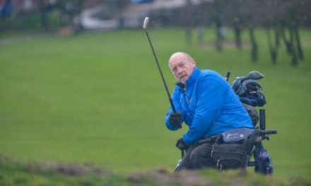 Disabled golfer becomes first worldwide to captain an able-bodied club