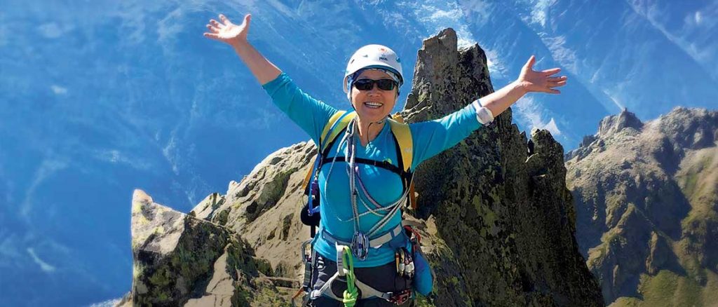 Cancer Survivor and climber Margaret Imai-Compton