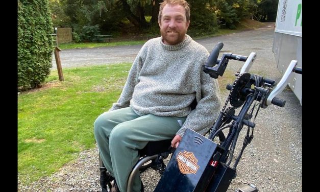 Spinal cord injury survivor completes cross Canada handcycle trip
